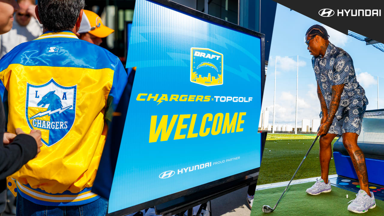 Photos Chargers 2024 Draft Event at Top Golf