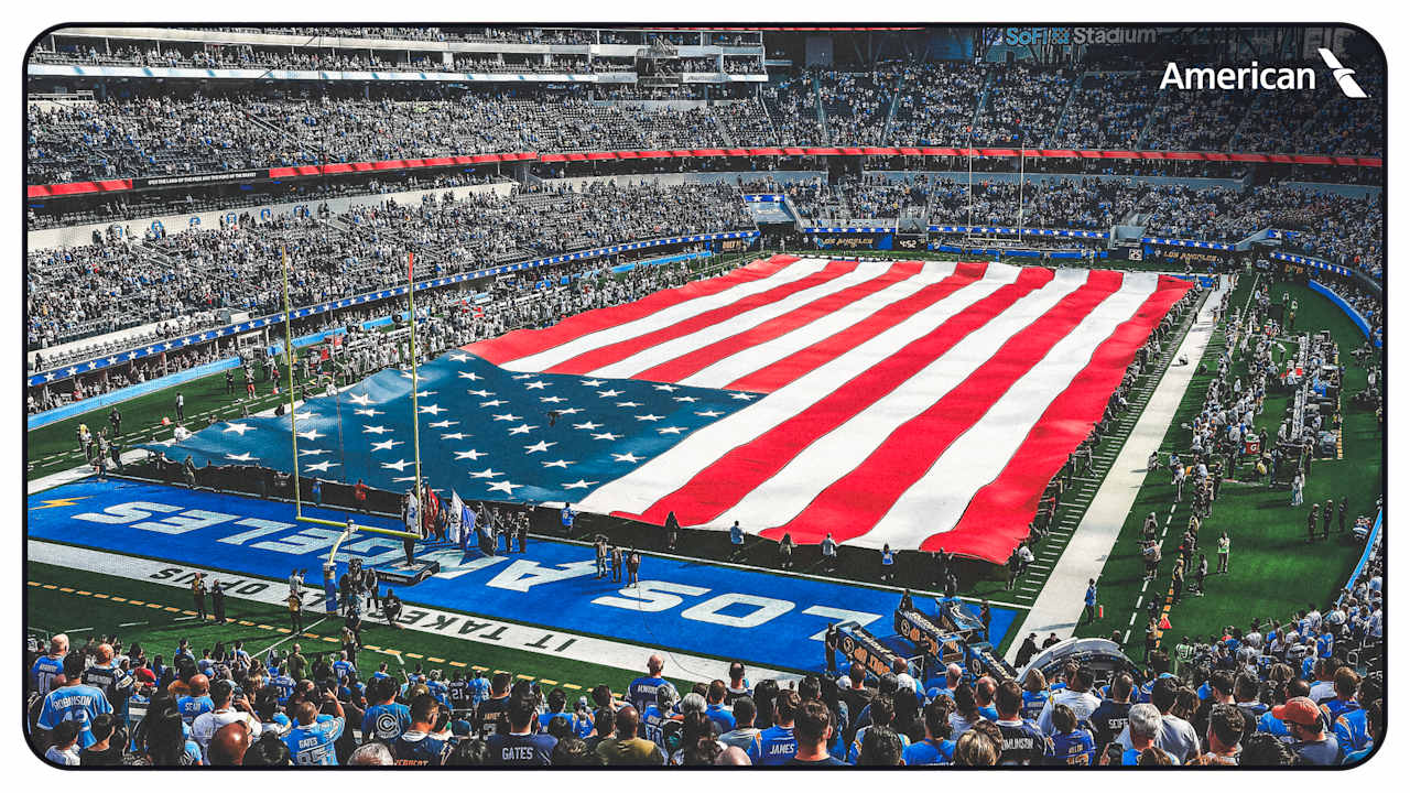 Chargers Honor Service Members during Salute to Service Game