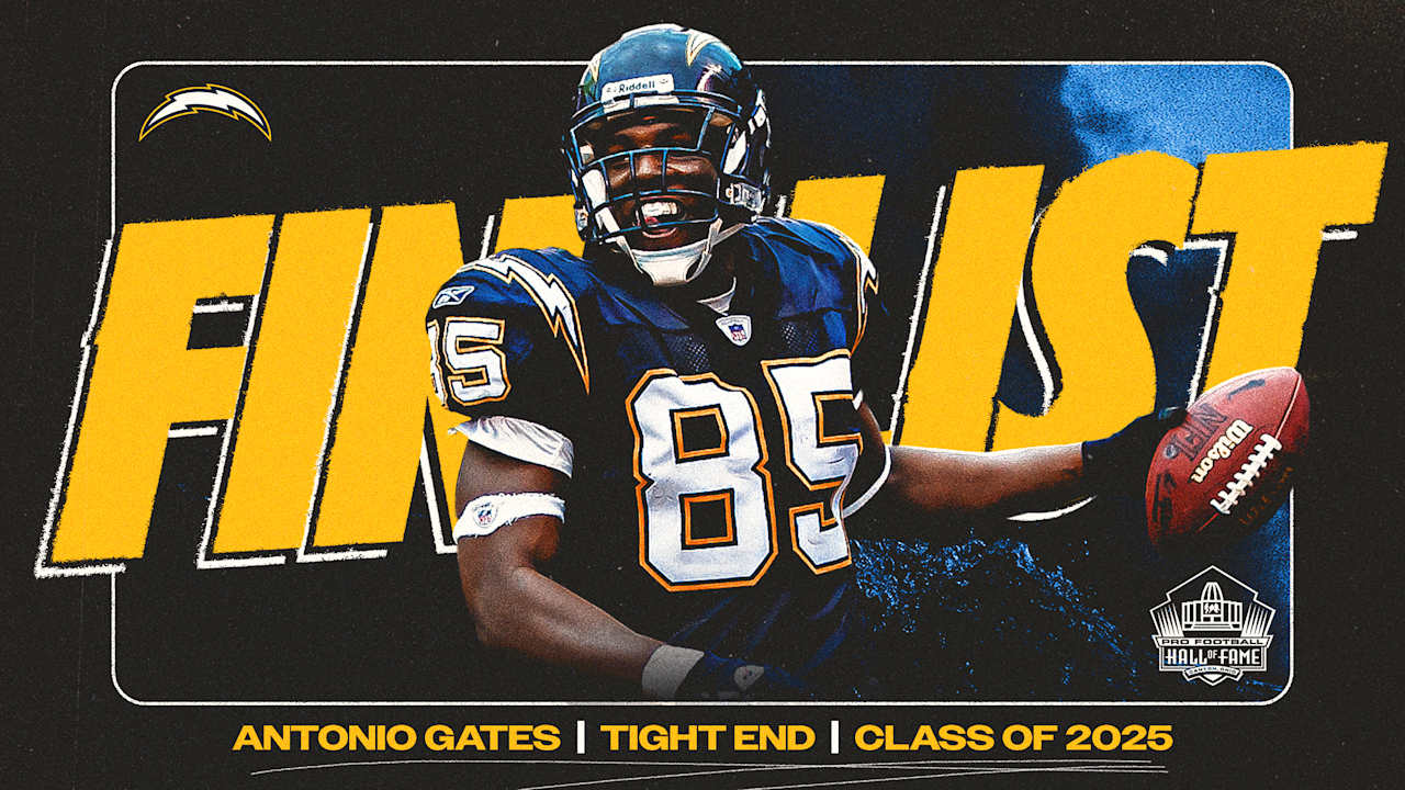 Antonio Gates Named 2025 Hall of Fame Finalists