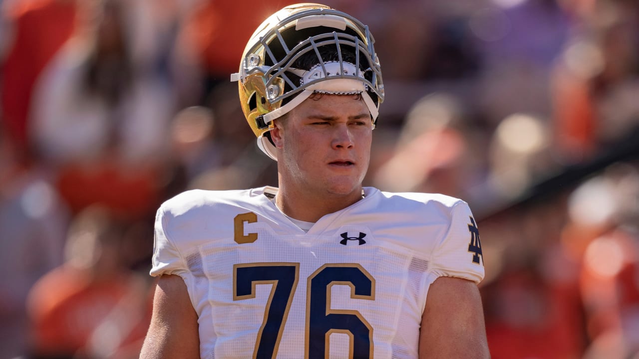 Chargers Offensive Tackle Joe Alt Notre Dame Pick Nr. 5