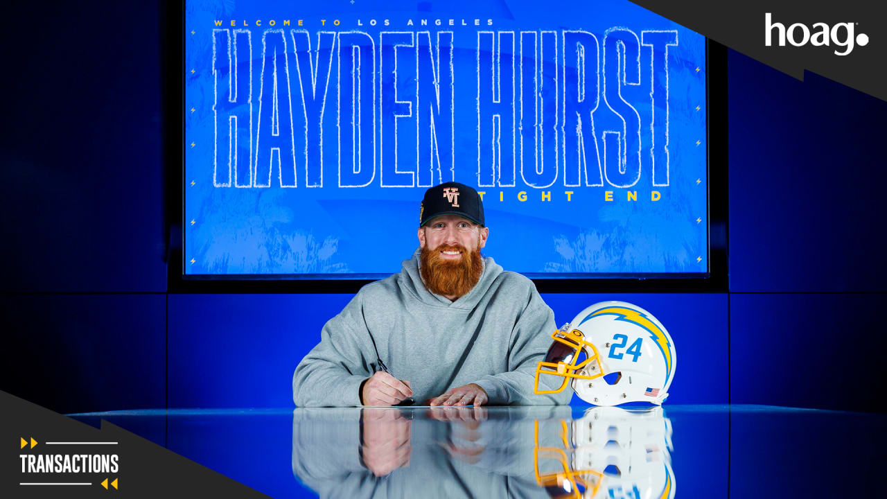 Los Angeles Chargers Sign Hayden Hurst