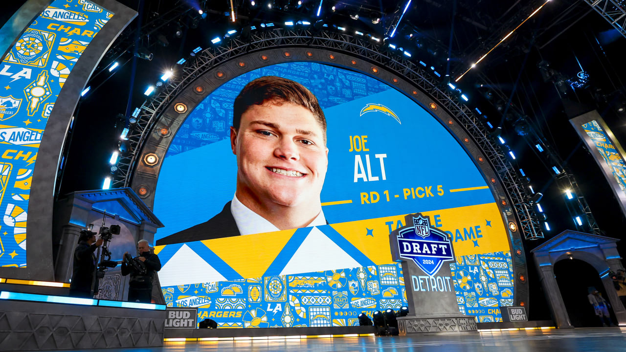 Chargers Select Joe Alt With No. 5 Pick in 2024 Draft