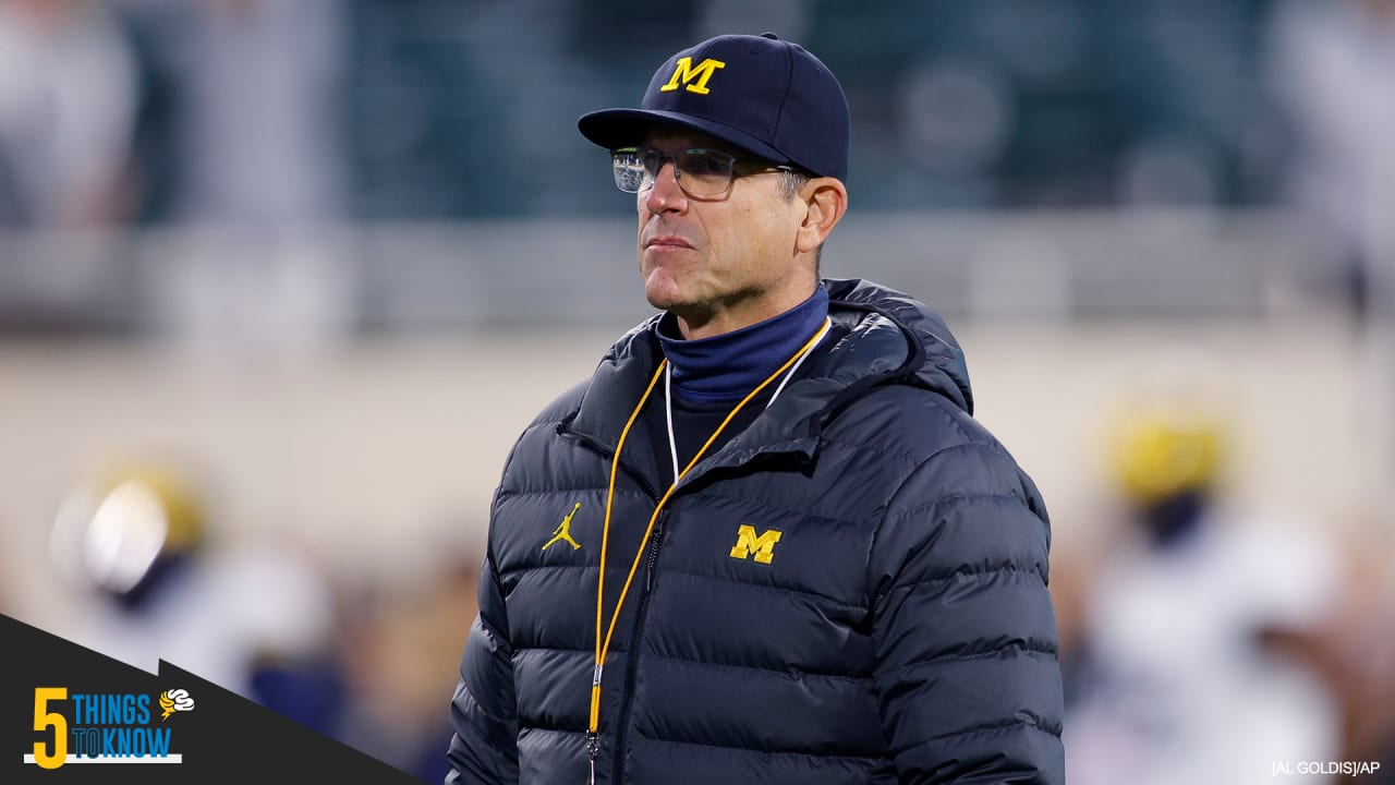 5 Dinge, die Sie über Michigan HC Jim Harbaugh wissen sollten