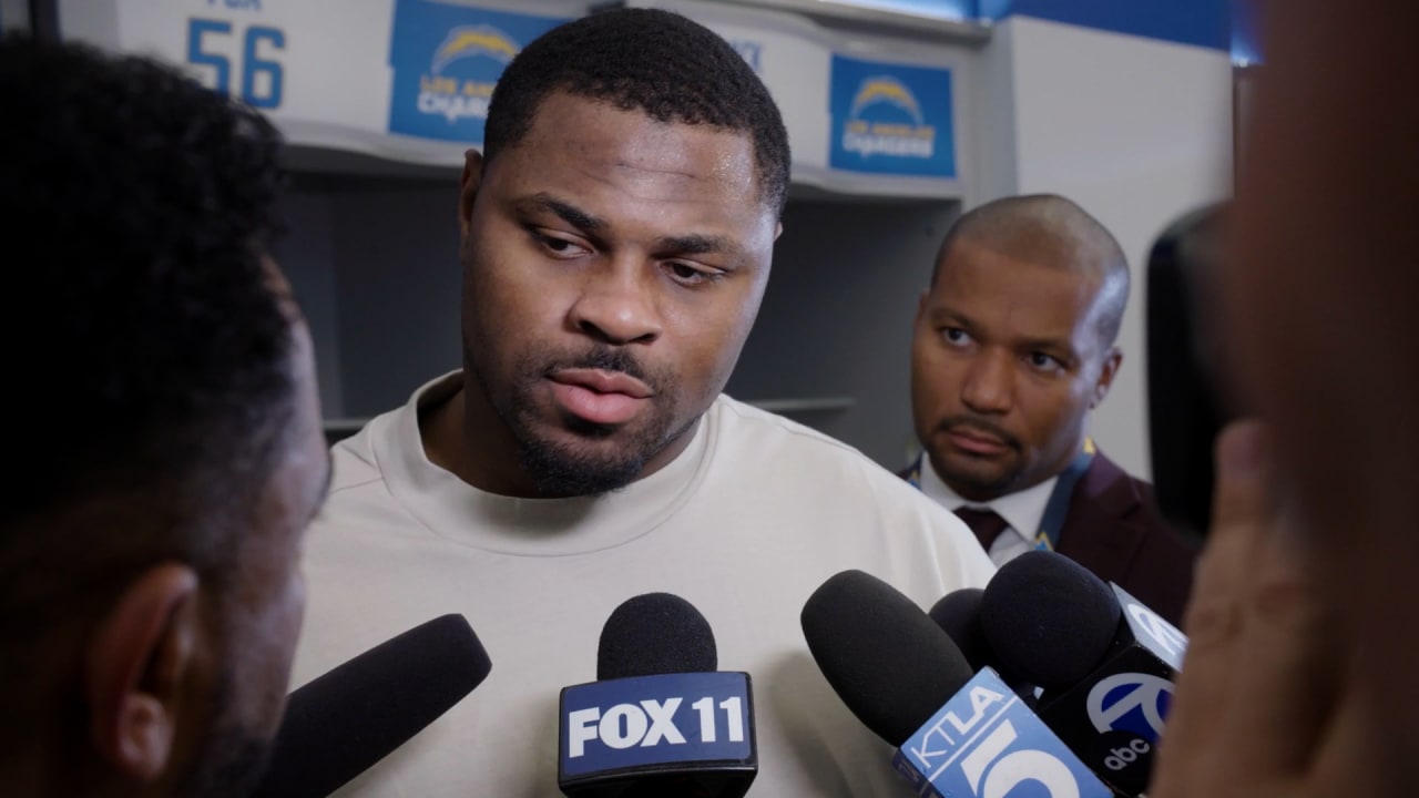 Media Availability Khalil Mack "You Can't Get Too High; You Can't Get
