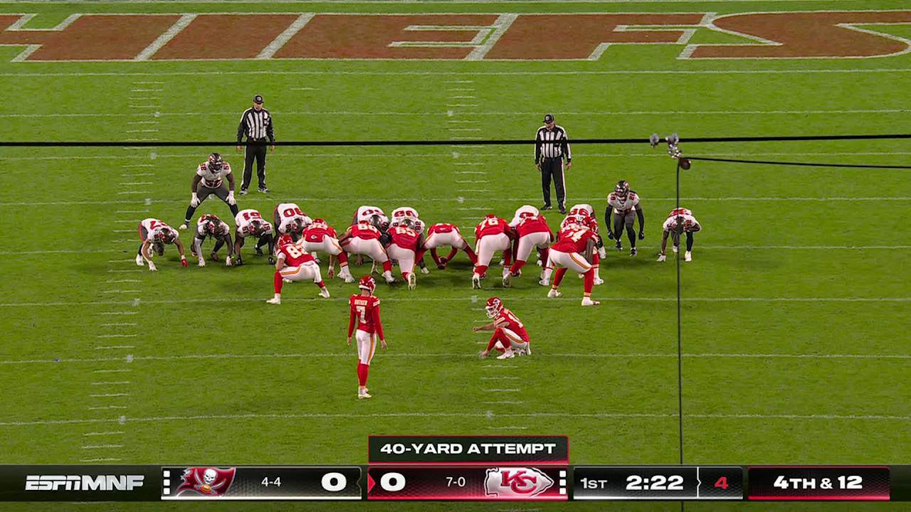 Kansas City Chiefs Kicker Harrison Butker's 40yard Field Goal Opens