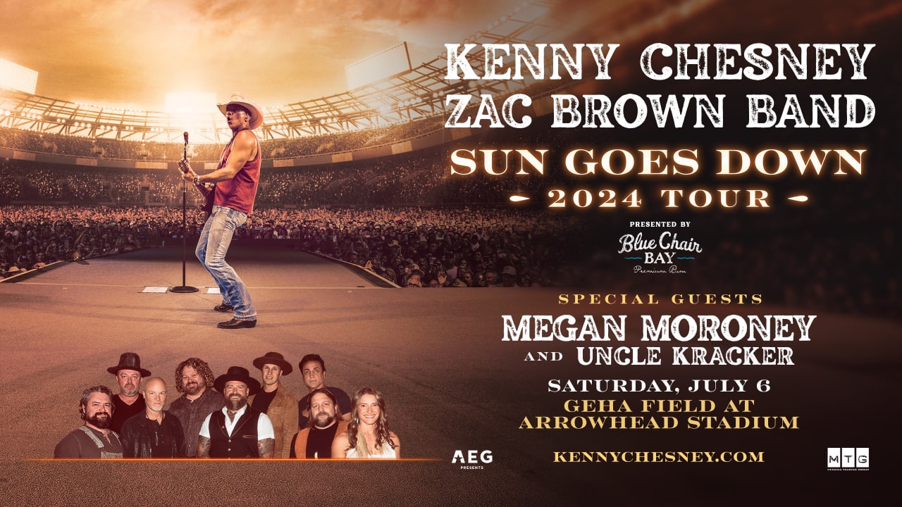 Kenny Chesney Sun Goes Down Tour 2024 | Arrowhead Stadium Kansas City