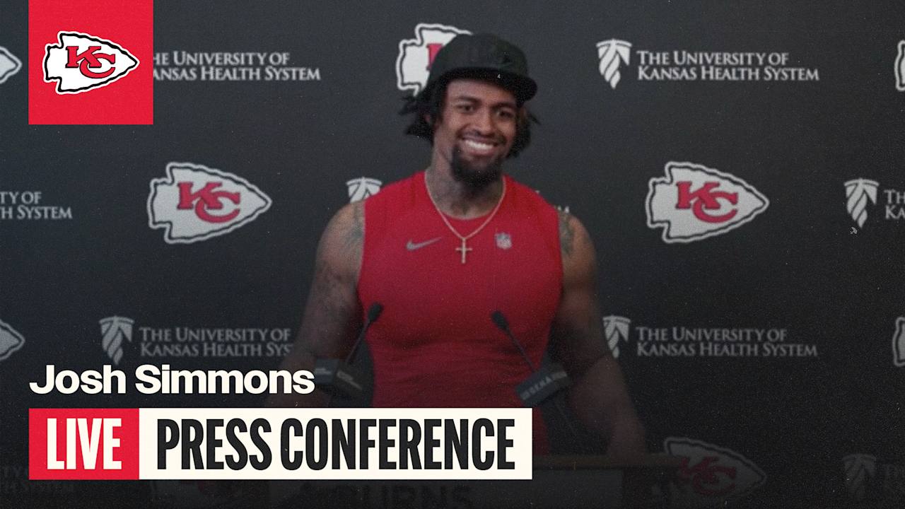 Kansas City Chiefs Tackle Josh Simmons Speaks to the Media | Press ...