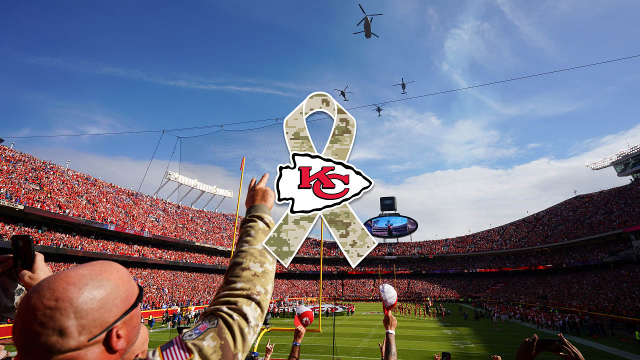 A Flyover at GEHA Field at Arrowhead Stadium Hits Different | Salute to  Service 2023 | Kansas City Chiefs