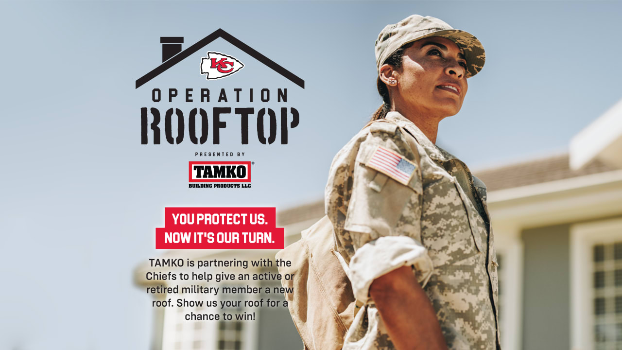TAMKO and The Kansas City Chiefs Launch Operation Rooftop Roof