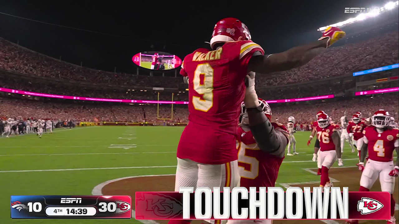 TOUCHDOWN: Kenneth Walker's 2-Yard Touchdown Catch Boosts Chiefs Lead ...
