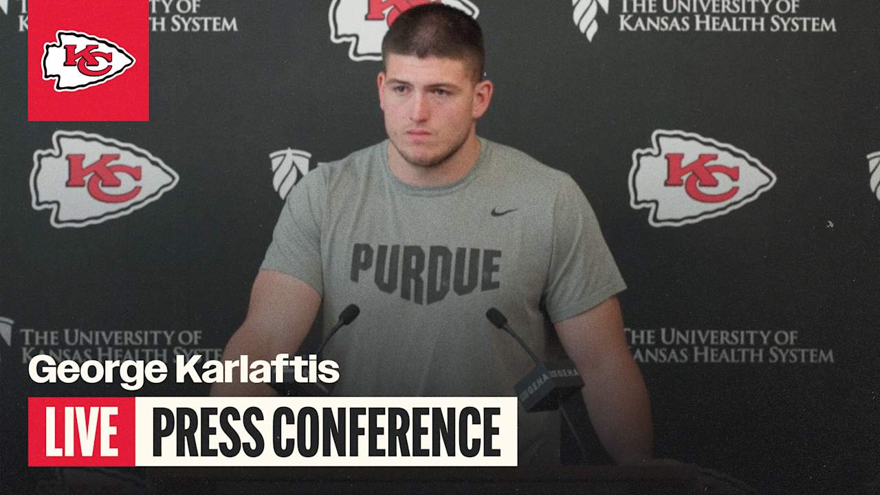 Kansas City Chiefs Defensive End George Karlaftis on R Mason Thomas ...