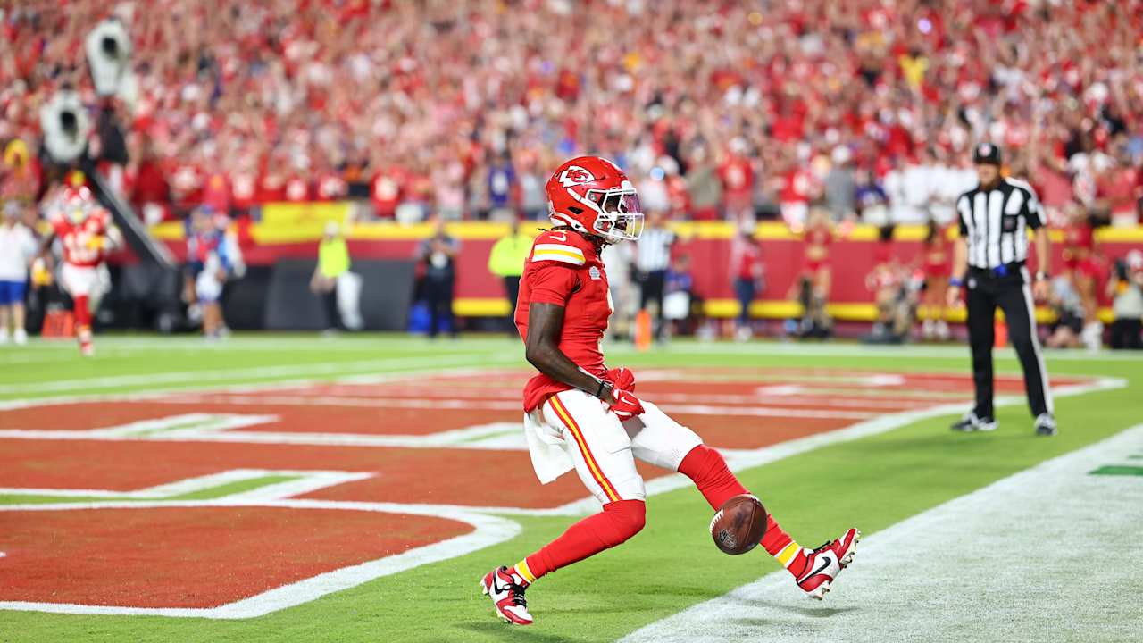 TOUCHDOWN: Kansas City Chiefs Wide Receiver Xavier Worthy Off his Speed ...