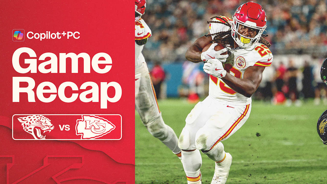 Chiefs Fall to Jaguars, 31-28, on Monday Night Football