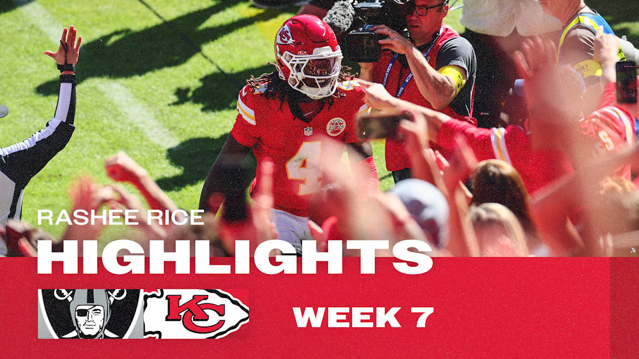 Wide Receiver Rashee Rice Top Plays from Week 7 | Kansas City Chiefs vs ...