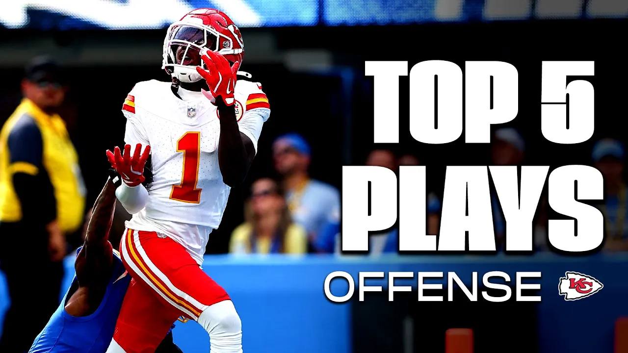 Kansas City Chiefs TOP 5 Offensive Plays in 2024 NFL Season (so far)