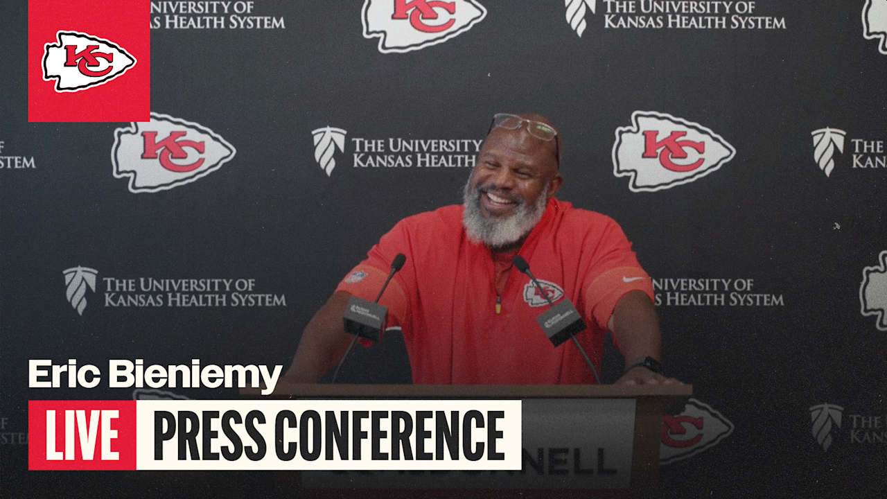 Kansas City Chiefs Offensive Coordinator Eric Bieniemy on Week 7 ...
