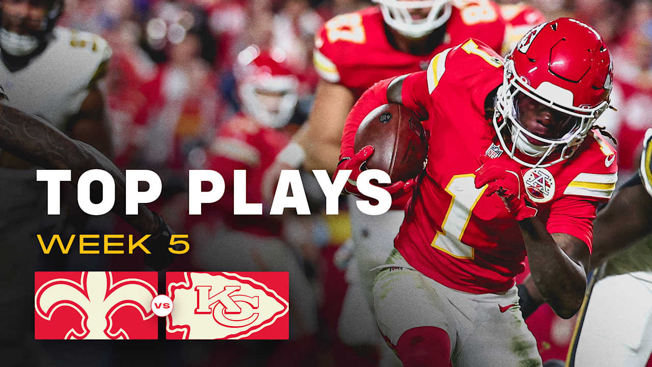 Top Plays: Kansas City Chiefs vs. New Orleans Saints | NFL Regular Season Week 5