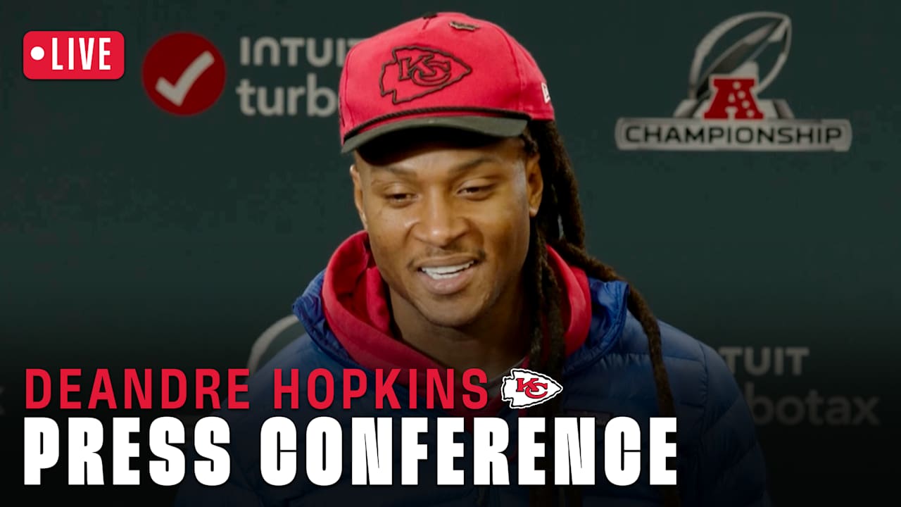 Wide Receiver DeAndre Hopkins on AFC Championship: 'Take it Play by Play and Take Every Play Like it's Your Last' | Chiefs Press Conference 1/22