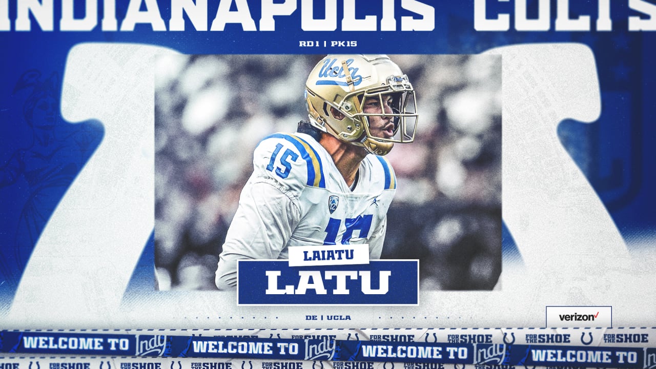 Colts select UCLA defensive end Laiatu Latu with No. 15 overall pick in 2024 NFL Draft