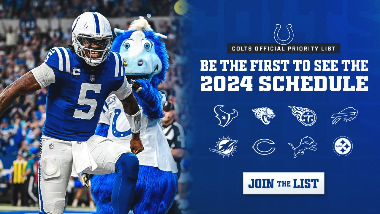 2024 NFL Schedule Release Date Announced with Colts Opponents Revealed