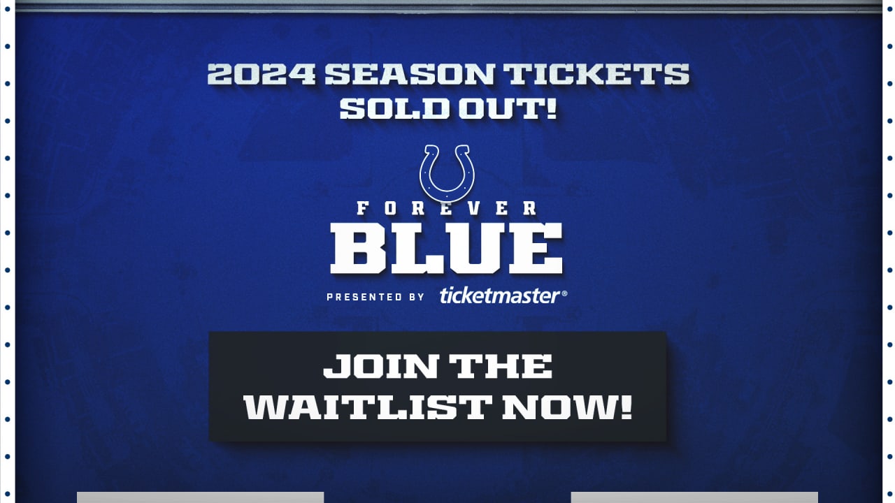 Colts launch 'Forever Blue' waitlist for 2025 season tickets and beyond