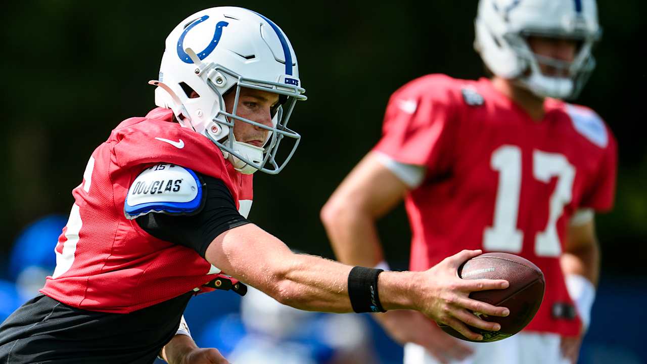 Riley Leonard leaning on connection with Daniel Jones in preparing to ...