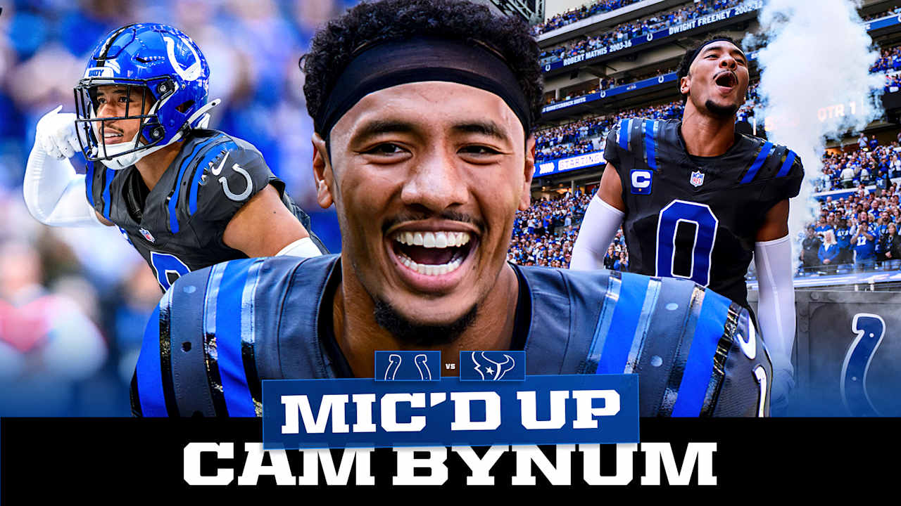 Mic'd Up: Cam Bynum for Colts Rivalries game vs. Texans