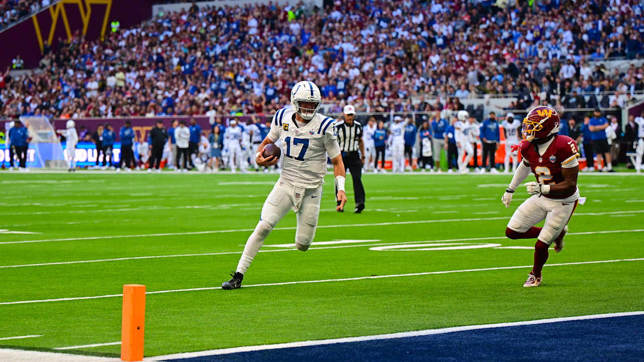 HIGHLIGHTS | Daniel Jones wins race to the pylon to score his first ...
