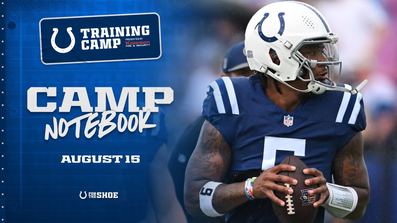 Camp Notebook: Anthony Richardson, Colts end training camp with a bang, image size:1280x720