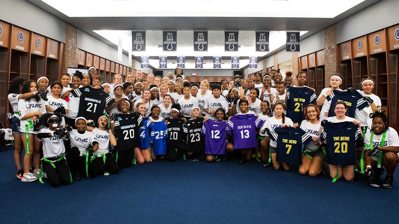 Colts commit 1M to grow Girls High School Flag Football in Indiana