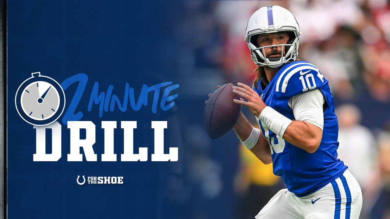 Week 18 Two Minute Drill Colts and Texans will battle Saturday night for AFC playoff spot