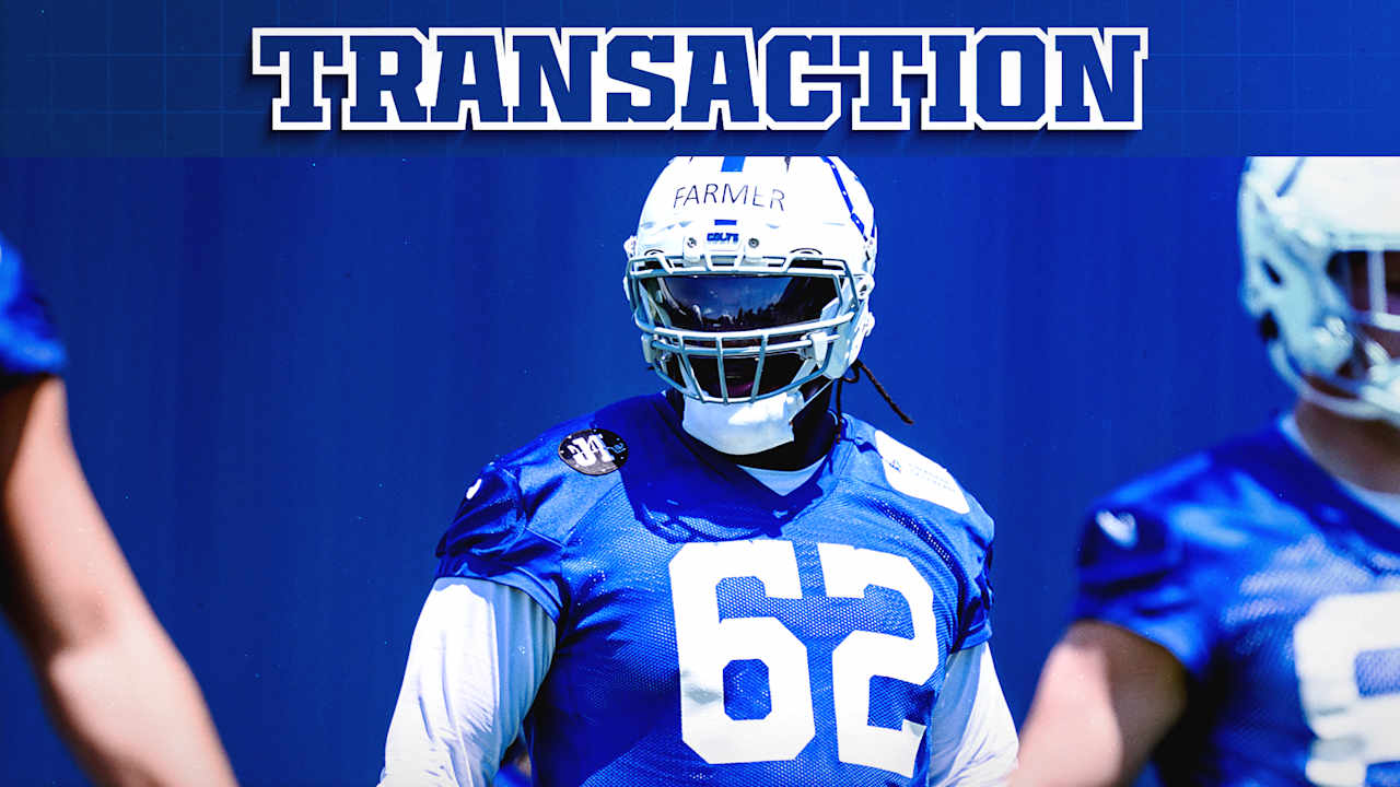 Colts sign 2026 draft picks Jalen Farmer, Bryce Boettcher