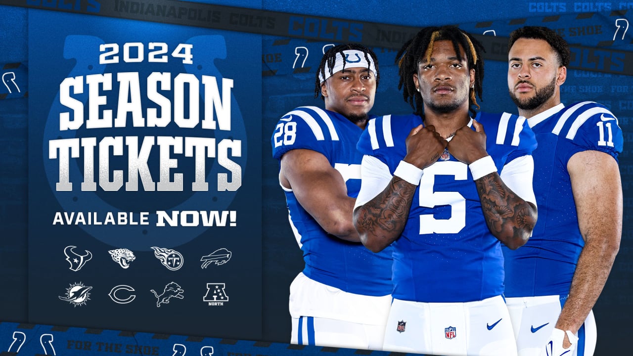 Colts 2024 season tickets on sale today