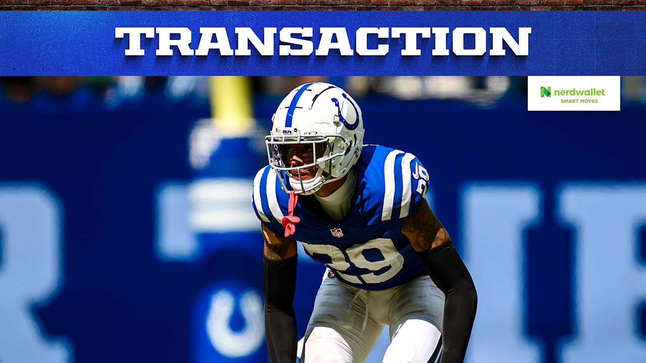 Colts place CB JuJu Brents on the injured list and sign CB Chris Lammons from the practice squad to the 53-man roster