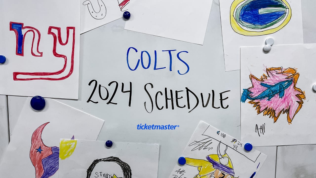 Drawing Up the 2024 Colts Schedule