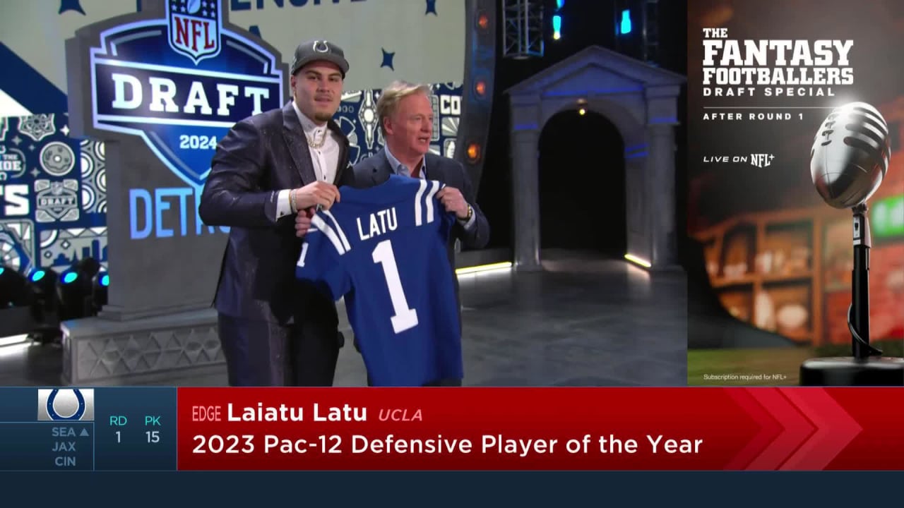 Bucky Brooks, Lance Zierlein react to Colts selecting Laiatu Latu at No