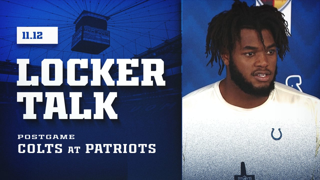 Week 10 Locker Talk Colts At Patriots In Germany Postgame: Dayo ...