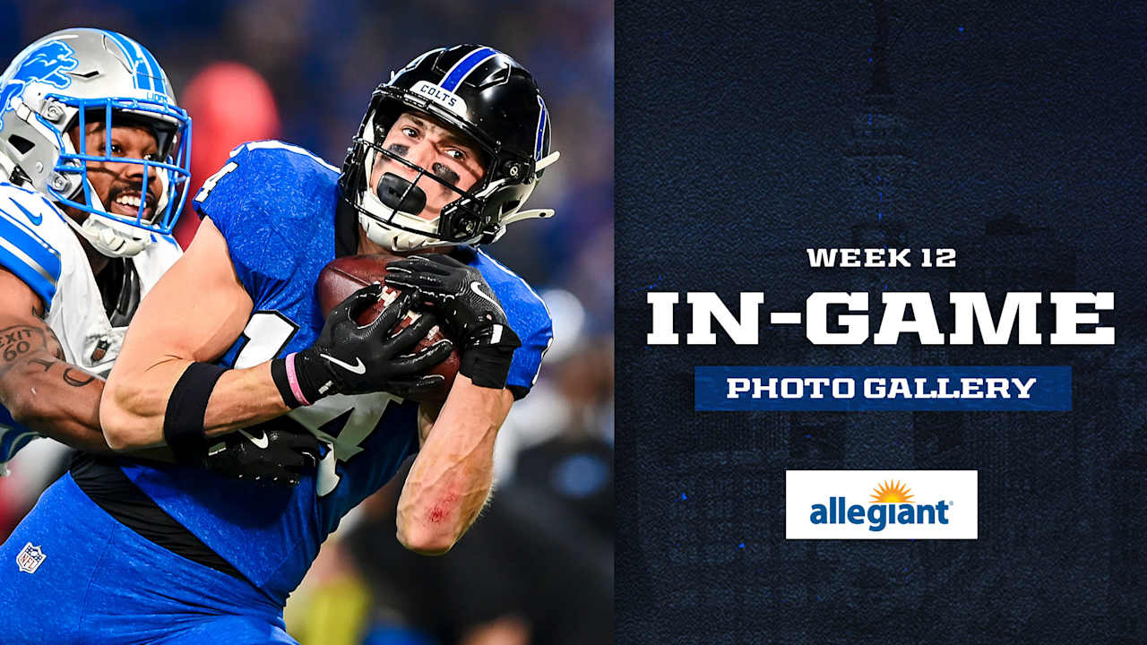 Game Photos: Colts vs. Lions, Week 12