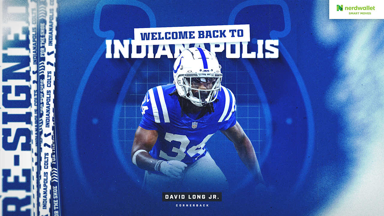 Colts re-sign CB David Long Jr.