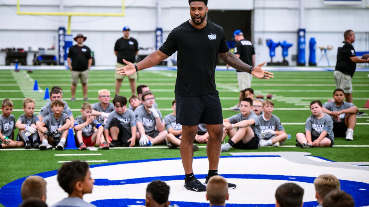 DeForest Buckner 2024 Colts Skills Camp