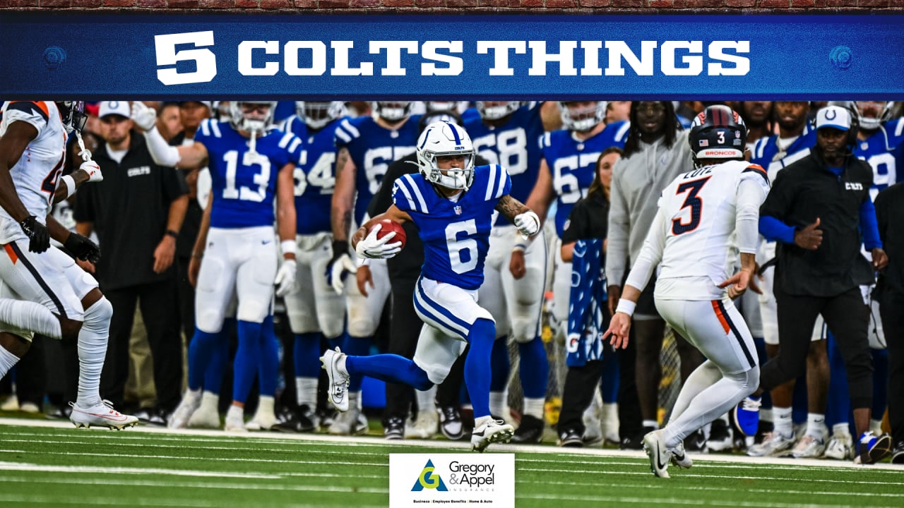 Adonai Mitchell learns the slot, Anthony Gould shows promising approaches to dynamic kickoff returns and more from the first week of the preseason