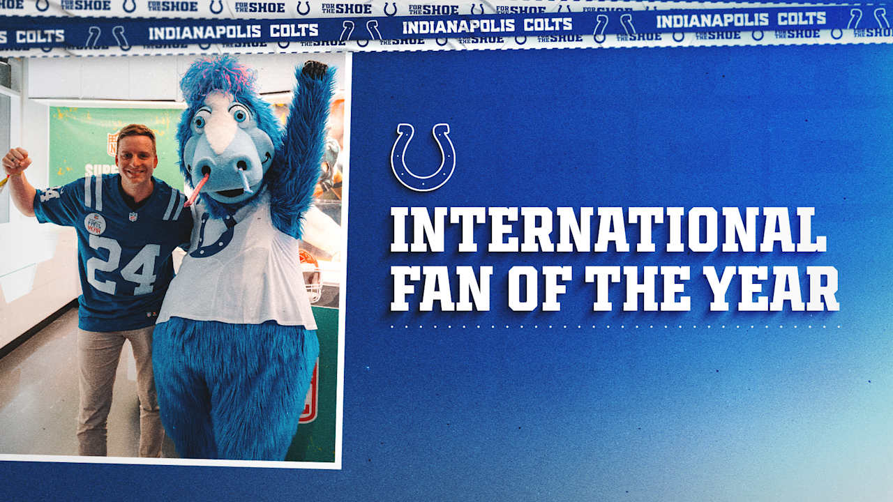 Germany’s Stefan Schultz named Colts ‘International Fan of the Year’