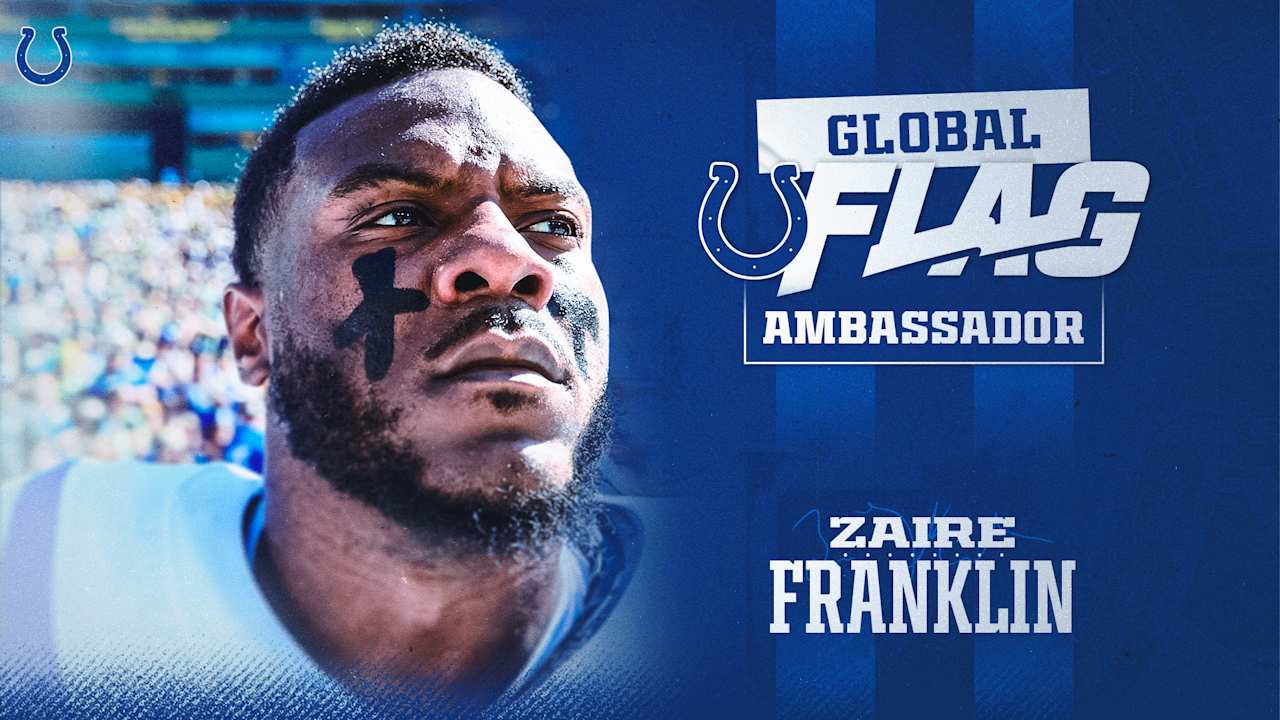 Colts’ Zaire Franklin to serve as NFL ‘Global Flag Football Ambassador’