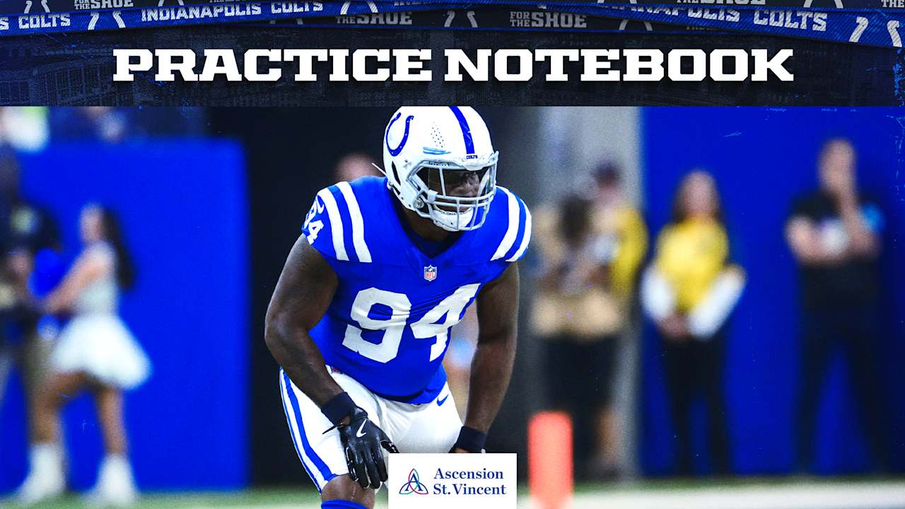 Practice Notebook: Colts DE Tyquan Lewis returns to practice, says elbow injury just a 'small bump in the road' 