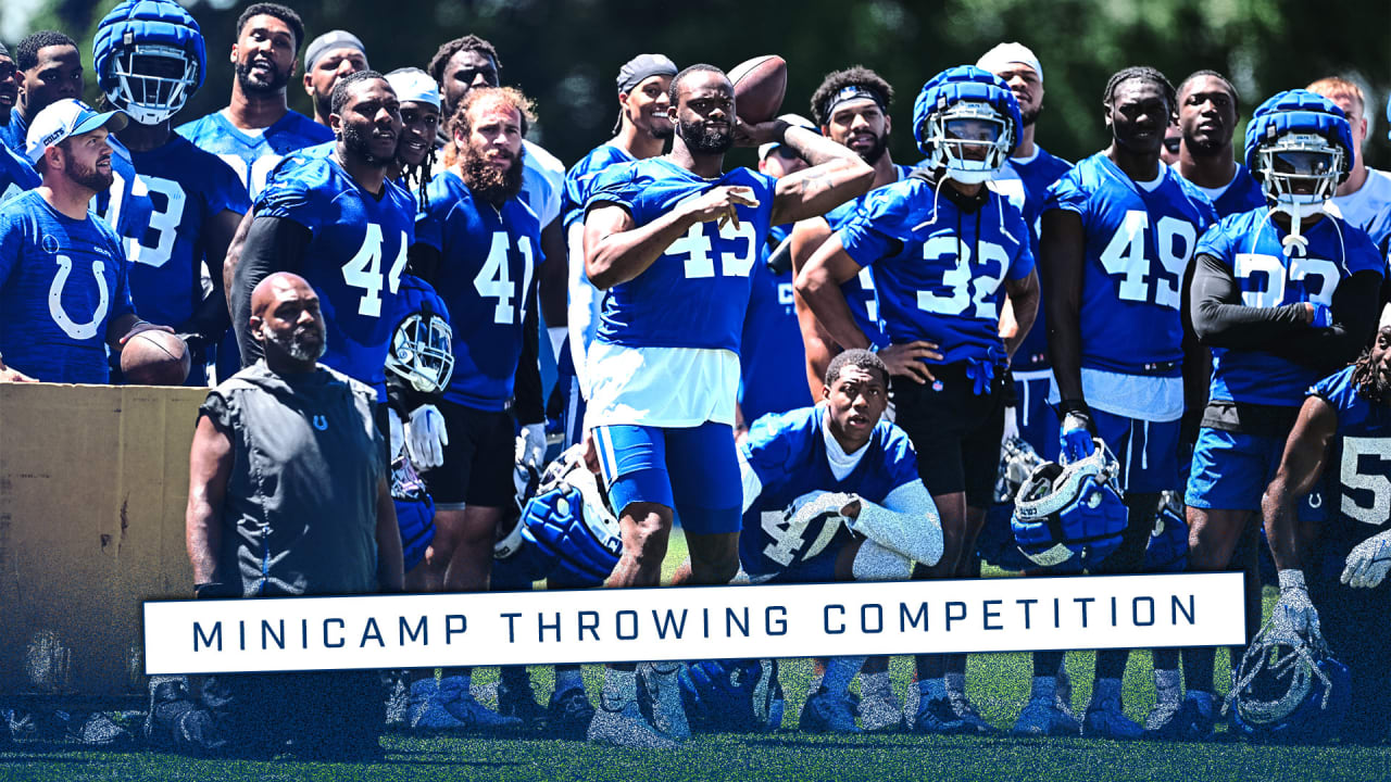 2024 Minicamp throwing competition