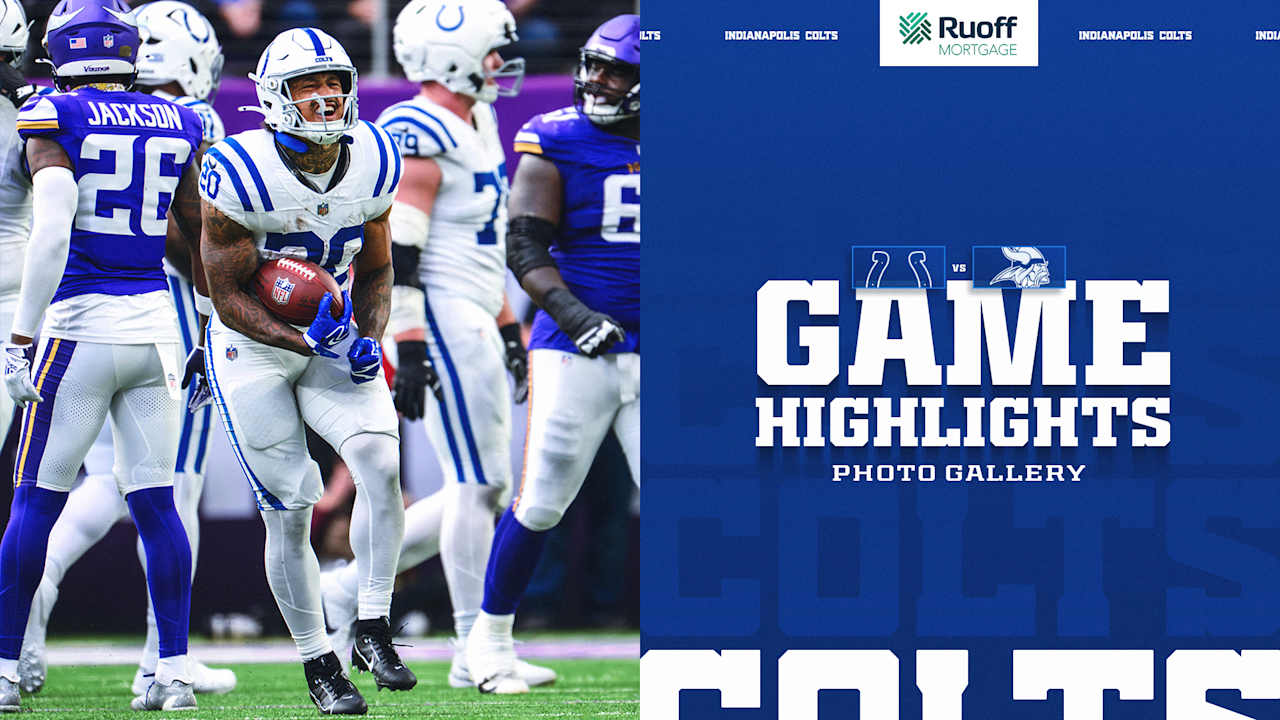 Game Highlights: Colts at Vikings, Week 7 | Photo Gallery
