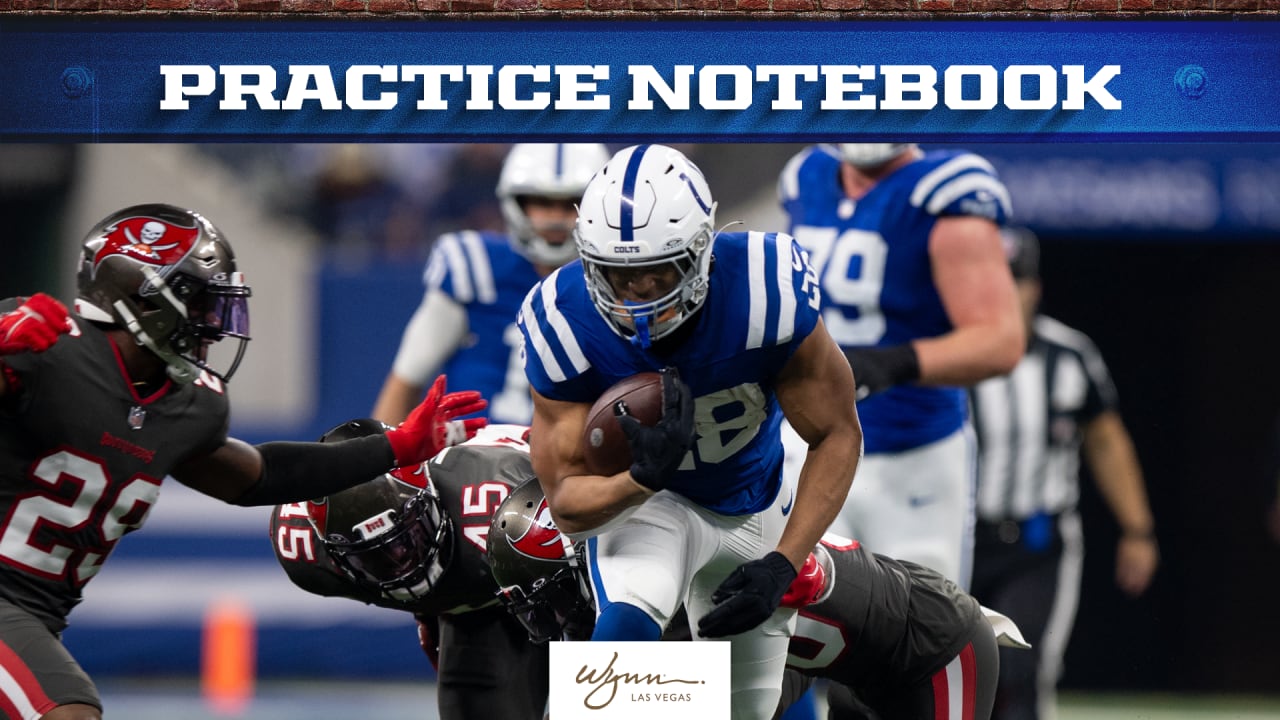 Practice Notebook: Jonathan Taylor fully participates again, discusses ...