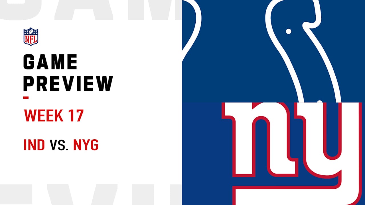 Colts vs Giants preview Week 17