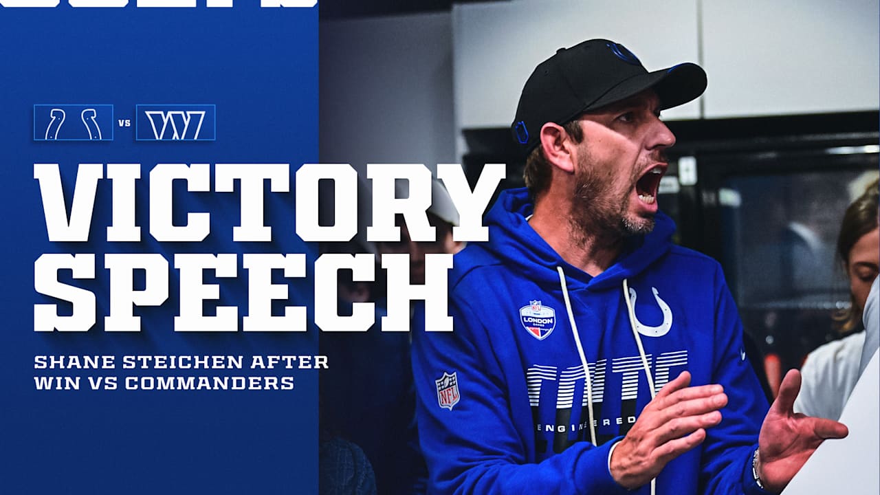 Victory Speech: Colts vs. Commanders, Week 4