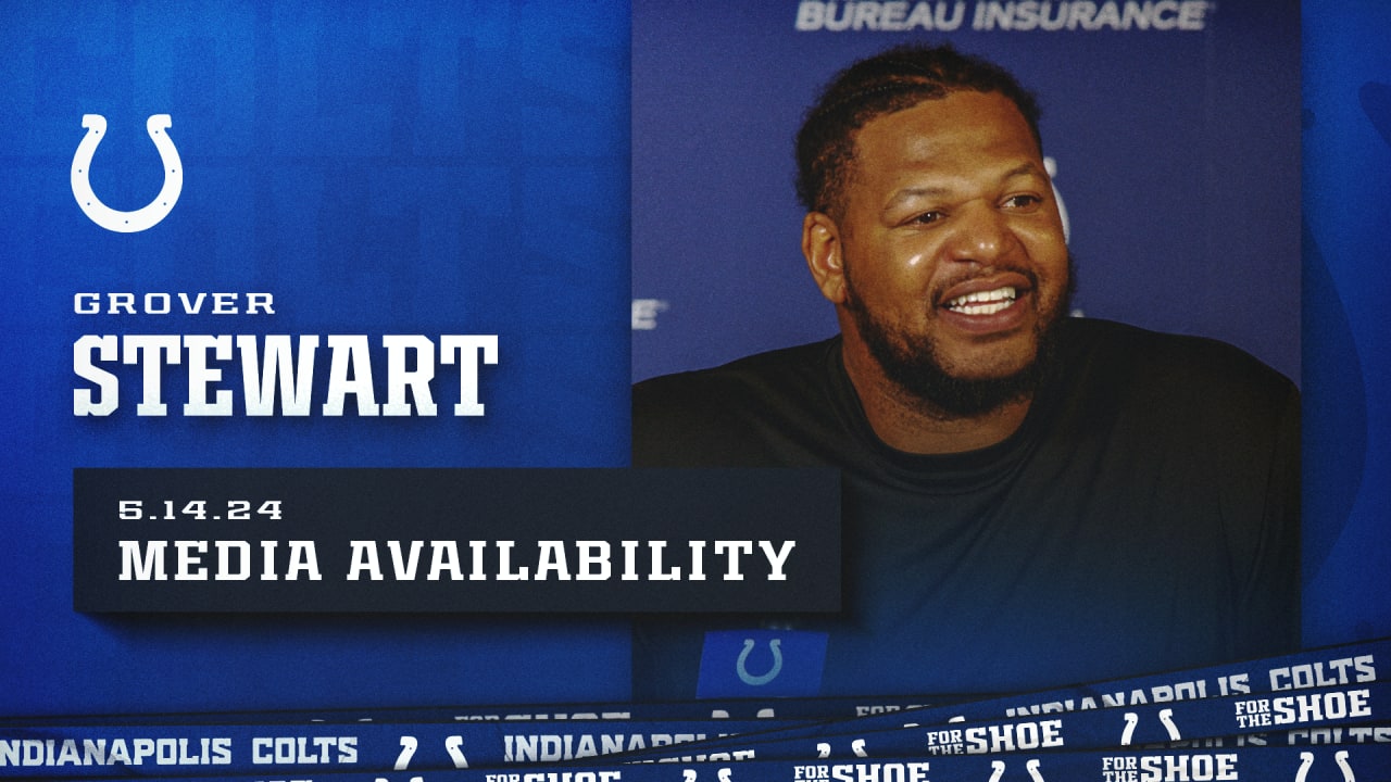 Grover Stewart: Offseason program media availability, May 14